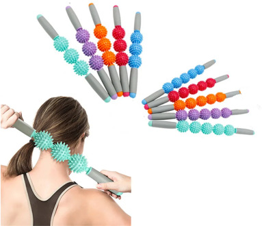 Anti Cellulite Massager Stick Anti-Cellulite Trigger Point Stick Body Foot Face Leg Slimming Massage Muscle Roller