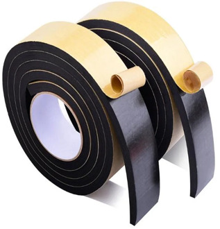 Anti-collision seal strip 0.5-10mm thick Super Strong EVA black sponge foam rubber single side tape