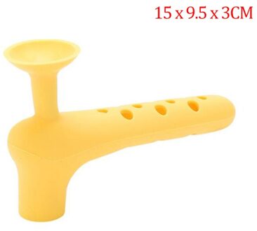 Anti-Collision Silicone Anti-Statische Interieur Deurknop Handvat Protector Cover Huishoudelijke Veiligheid Antislip Kussen Home Office geel