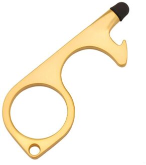 Anti Contact Deur Opener No Touch Key Non-contact Deuropener Lift Artefact Sleutelhanger Bier Trigger Touch Screen Sleutel sanitaire 03