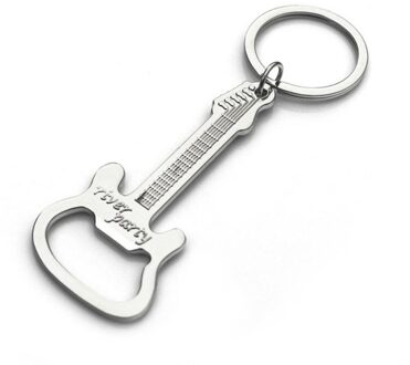 Anti Contact Deur Opener No Touch Key Non-contact Deuropener Lift Artefact Sleutelhanger Bier Trigger Touch Screen Sleutel sanitaire Guitar keychain