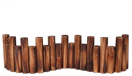 Anti-Corrosie Hout Log Gazon Gras Rand Tuin Bloem Bed Grens Hek Decor