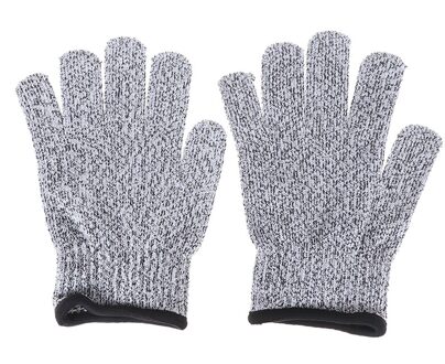 Anti-cut Gloves CE Standard Level 5 Cut resistant Safety Gloves HPPE Material Protective Glove For Children Grijs