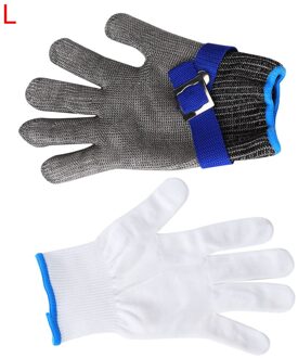 Anti-Cut Handschoenen Veiligheid Cut Proof Steekwerende Roestvrij Staaldraad Metalen Mesh Butcher Snijbestendige Handschoenen