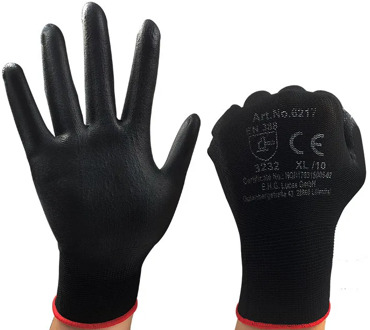 Anti cut safety gloves PU coating XL Multipurpose working gloves for garden Builders Car repair House cleaning Hand protection