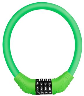 Anti Diefstal Mountainbike Ring Kabel Fietsen Veiligheid Motorcycle Code Mini Wachtwoord Van Vier Cijfers Zinklegering Universal Fietsslot groen