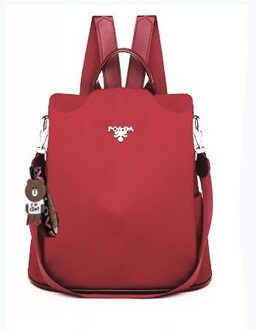 Anti-Diefstal Oxford School Tassen Voor Tienermeisjes School Laptop Rugzakken Vrouwen Reizen Schoudertassen Studenten Bookbags Bourgondië