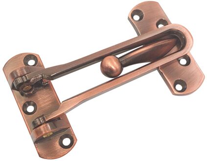 Anti Diefstal Zinklegering Veiligheidsslot Window Kabinet Deur Klink Zware Met Schroeven Home Hotel Installeren Roestvrij Hardware antiek rood