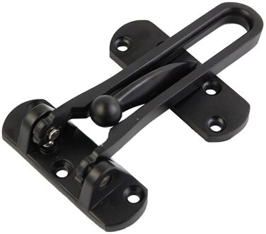 Anti Diefstal Zinklegering Veiligheidsslot Window Kabinet Deur Klink Zware Met Schroeven Home Hotel Installeren Roestvrij Hardware zwart