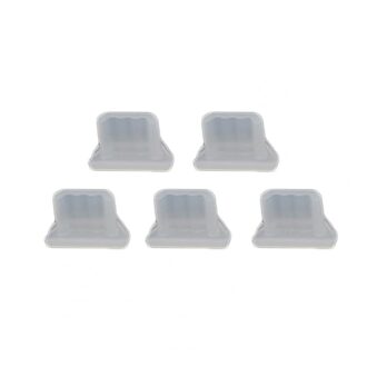 Anti Dust Micro-Usb Charger Dock Plug Siliconen Stopper Cap Cover Smartphone Intelligente Mobiele Telefoon Accessoires transparant