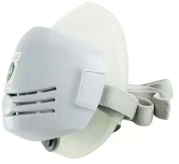 Anti Dust PM2.5 Mask Silicone Respirator Half Face Mouth Mask Industrial Protective Mask Replaceable Breathable Mask Filter