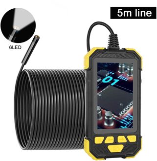 Anti-Fall 1080P Hd Diagnostic Tools Waterdichte Usb Oplaadbare Draaibaar Industriële Endoscoop Camera 6LED 4.3Inch Ips Scherm 2m