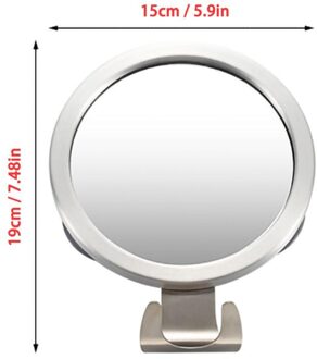 Anti-Fog Aluminium Ronde Spiegel Anti Fog Douche Spiegel Badkamer Fogless Fog Gratis Spiegel Wasruimte