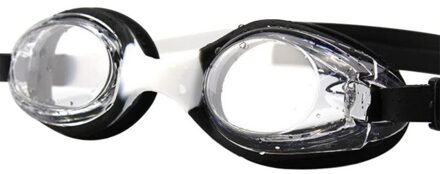 Anti-Fog Bril Zwemmen Bril Uv Beschermen Kinderen Waterdichte Siliconen Gespiegeld Swim Eyewear Zwemmen Accessoires zwart