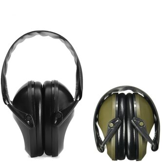Anti-geluid Ear Protector Oorkap Gehoorbescherming Geluiddichte Voor Schieten Oorbeschermers Oortelefoon Noise Redution Werkplek Veiligheid groen