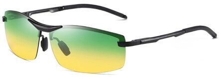 Anti-Glare Hd-Lens Clear Nachtzicht Zonnebril Daytime Gepolariseerde Koper En Geel Tint Night Driving Bril Voor mannen K3NF