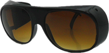 Anti-Glare Night Driver Goggles Night Rijden Verbeterde Licht Bril Mode Zonnebril Bril Auto Accessries dubbele bruin