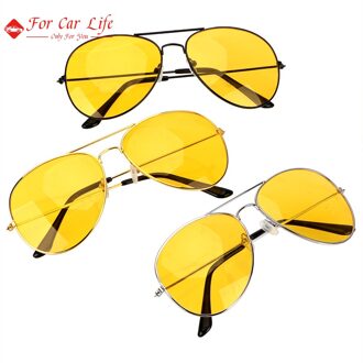 Anti-Glare Polarisator Zonnebril Koperlegering Automobilisten Nachtkijker Gepolariseerde Rijden Bril Auto Accessoires gouden kader