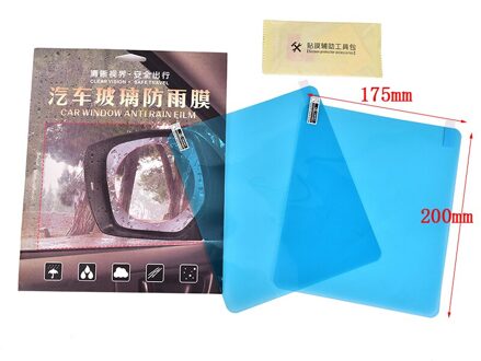 Anti-Glare Waterdichte Regendicht Auto Spiegel Venster Clear 2 Stks/set Auto Regen Film Achteruitkijkspiegel Beschermfolie Anti Fog membraan