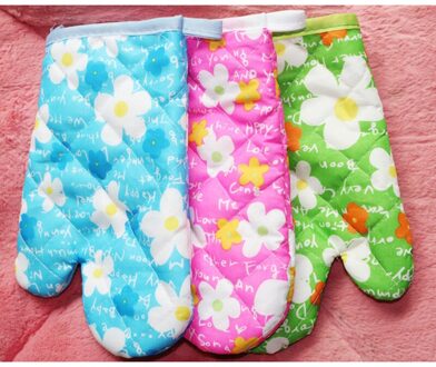 Anti Handschoenen Isolatie Plaat Kom Map Willekeurige Kleur Keuken Dikker Food Grade Siliconen Bakken Oven Hand Clip mitts 3stk