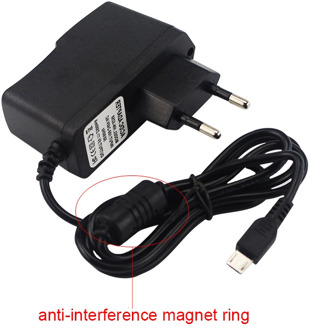 Anti-interference Power Supply Raspberry Pi 3 Model B+ Plus 5V 2.5A Power Adapter with Magnet Ring Micro USB Charger for RPI 3