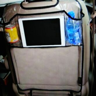 Anti-Kick Auto Seat Protector Back Cover Kinderen Kick Mat Auto Auto Opbergtas Auto Seat Multi Pocket Multi -Purpose Dewtreetali