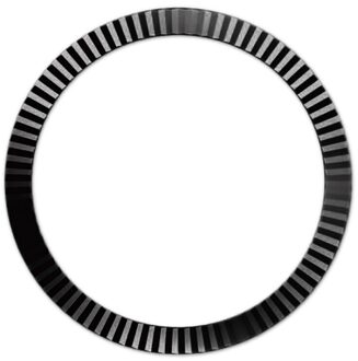 Anti-Kras Staal Bezel Ring Adhesive Cover Voor Samsung Galaxy Horloge 42/46Mm Horloge Case Cover Protector horloge Accessoires zwart / 46MM