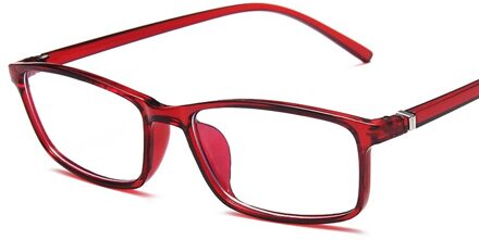 Anti Licht Bril Ray Blue Anti Blauw Vermoeidheid Bescherming Blokkeren Bril Eye Vierkante Straling Computer Full wijn rood