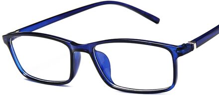 Anti Licht Bril Ray Blue Anti Blauw Vermoeidheid Bescherming Blokkeren Bril Eye Vierkante Straling Computer marine blauw