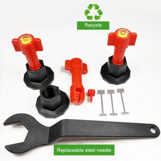 Anti-Lippage Tegel Leveling Uitlijning Niveau Tegel Spacers Voor Vloeren Wandtegel Spacer Verstelbare Locator Tang Niveau Wiggen