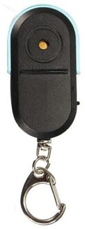 Anti-Lost Key Finder Key Locator Fluitje Key Finder Knipperende Piepen Remote Lost Key Finder Locator Sleutelhanger Met LED Licht Blauw