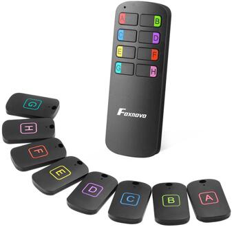 Anti-Lost Key Finder Locator Draadloze Tracker Afstandsbediening Alarm Sleutelhanger Locator Mobiele Telefoon Zender Met 8 Ontvangers