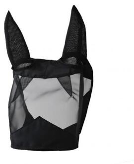 Anti-Muggen Anti-Zonlicht Rit Paard Gezicht Cover Met Oor Paardensport Levert zwart S