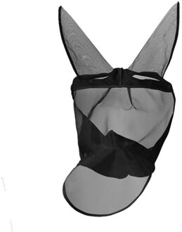 Anti-Muggen Paard Masker Paard Masker Paardensport Comfort Vliegende Ademend Levert Paard Masker Comfortabele Verwijderbare Mesh XL Size