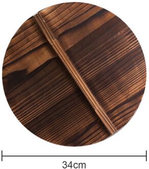Anti Pot Deksel Chinese Iron Natuur Spar Handgemaakte Hypotenuse Cover Export Wok Houten Pan Handvat Keuken Accessoires B