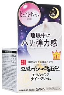 Anti-rimpelnachtcrème met sojamelk