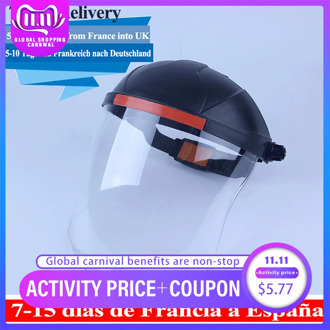 Anti-Saliva Windproof Dust proof Face Mask Transparent PVC Safety Face Shield Screen Spare Visors
