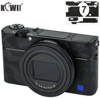 Anti-Scratch Camera Body Cover Skin Film For Sony RX100 VII RX100VII RX100M7 RX100 Mark VII Camera 3M Sticker Shadow Black