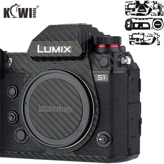 Anti-Scratch Camera Body Skin Cover Protector Film for Panasonic Lumix S1 S1R Full Frame Camera 3M Sticker Carbon Fiber Pattern