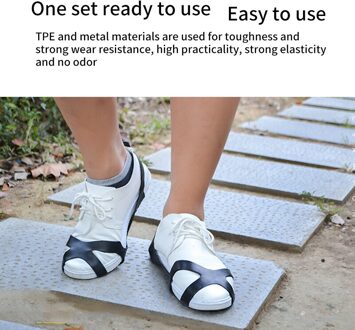 Anti-Slip 10 Studs Sneeuw Ijs Klimmen Schoen Spikes Grips Crampons Cleats Overschoenen Stijgijzers Spike Schoenen Antislip Schoenen cover