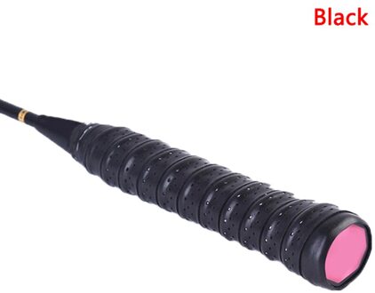 Anti-slip Ademend Sport Over Grip Zweetband Tennis Overgrips Tape Badminton Racket Grips Zweetband zwart