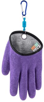 Anti-Slip Ademende Vissen Handschoenen Volledige Vinger Duurzaam Vissen Fietsen Handschoenen Fitnness Karper Visser Beschermen Hand Handschoenen links hand