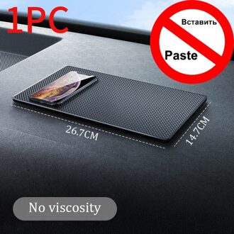 Anti-Slip Auto Dash Sticky Pad Hittebestendige Non-Slip Mat Dashboard Mobiele Telefoon Houder 40X20cm Auto Dashboard Sticky Adhesive Pads 27x15cm normaal