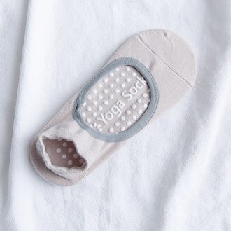 Anti-Slip Backless Yoga Sokken Ademend Vrouwen Pilates Sokken Enkel Dames Ballet Dans Sport Sokken Voor Gym Fitness Thuis slipper huid