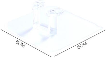 Anti-Slip Haken Sterke Zelfklevende Deur Muur Hangers Haken Herbruikbare Sterke Kleverige Traceless Transparante Keuken Muur Haak