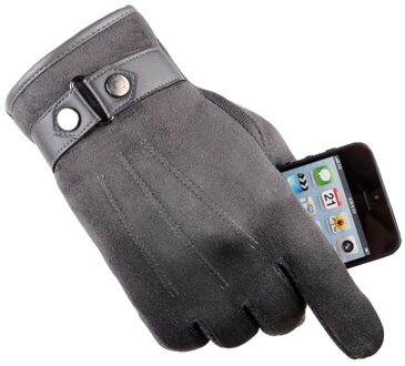 Anti Slip Handschoenen Mannen Warm Motorcycle Ski Snowboard Handschoen Ademend Waterdichte Wanten Sport Touchscreen Handschoenen Mitten Grijs