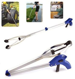 Anti-Slip Handvat Muti-Purpose Opvouwbare Aluminium Grabber Pick Up Tool Reacher Breiden Bereiken Trash Stok schoonmaken Tool