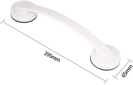 Anti-Slip Leuning Geen Boren Douche Handvat Biedt Veilige Grip Met Zuignap Voor Veiligheid Grab In Badkamer Koelkast leuning wit C