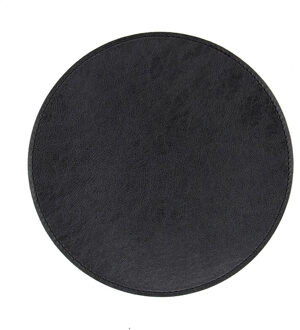 Anti-Slip Mouse Pad Lederen Gaming Muizen Mat Bureau 200X240Mm Comfortabele Voor Home Office Laptop Pc macbook Donkerblauw