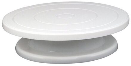Anti-Slip Ronde Cake Stand Roterende Plastic Taart Plaat Draaitafel Stand Cake Decorating Tafel Plaat Keuken Diy Pan Bakken gereedschap